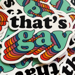Das ist Gay Vinyl Sticker