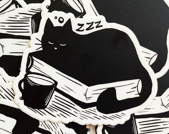 Cat Nap Sticker