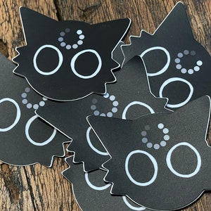 No Thoughts Pending Cat Vinyl Sticker