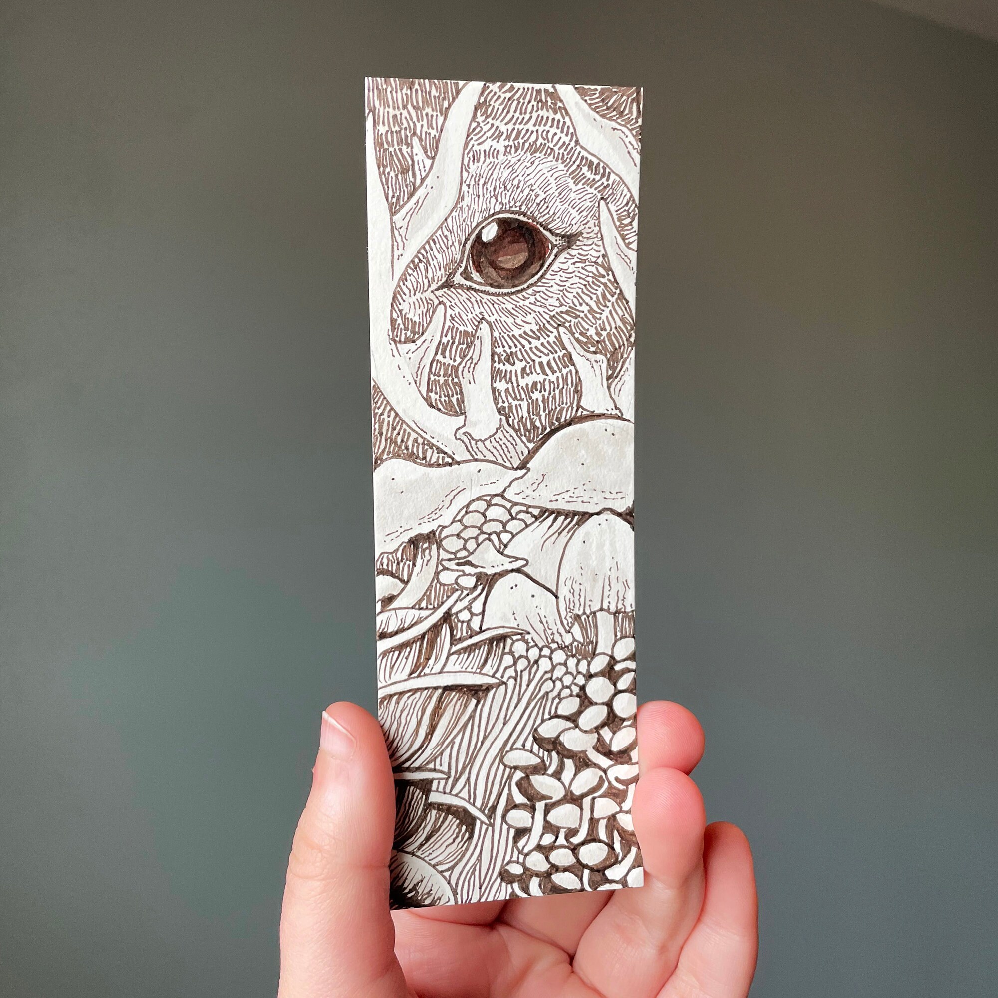Mushroom Bookmark – Wild Juniper Art Studio