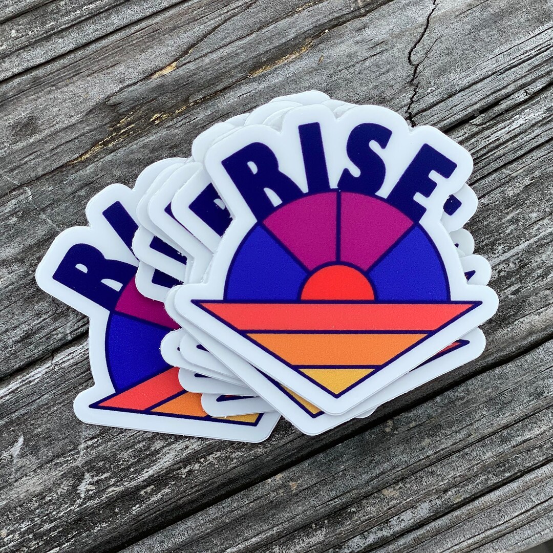RISE Vinyl Sticker - Etsy