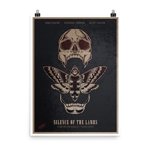 Silence of the Lambs Movie Poster Print