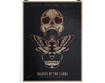 Silence of the Lambs Movie Poster Print