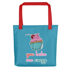 cute cupcake tote/ birthday cupcake/ colorful tote