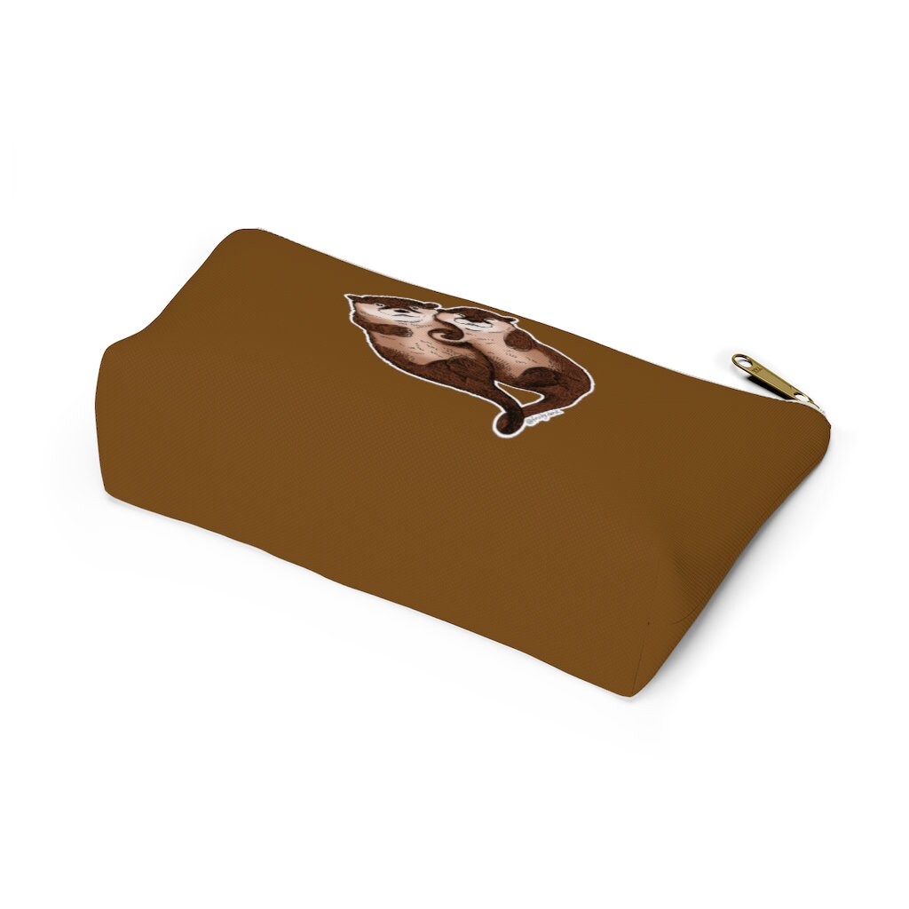 Kosmetiktasche „Just A Girl Who Loves Otter“ – Reise-Beutel Aus Leinen Mit Reißverschluss, 19x25cm