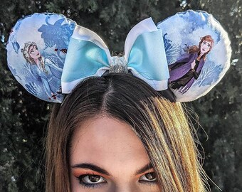 Elsa and Anna Frozen Ears | Disney Hat | Disney Ear Hat | Bucket Hat