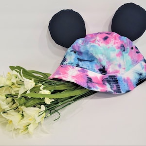 Bucket Ear Hat Disney Hat Disney Ear Hat Bucket Hat Tie Dye Hat Tie Dye Ear Hat Tie Dye Disney Hat image 5