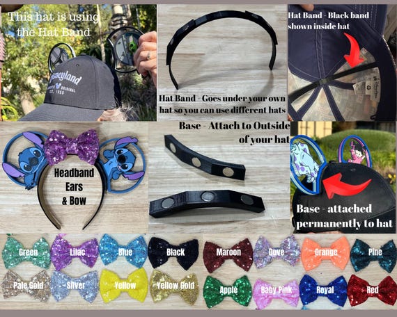 Custom 3D Interchangeable Disney Ears The Lost Princess 3D Printed Interchangeable Rapunzel  main image 2