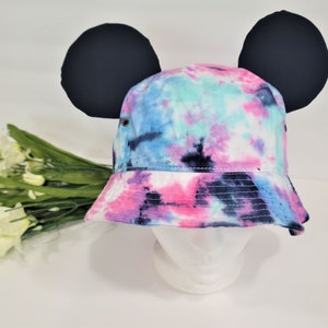 Bucket Ear Hat Disney Hat Disney Ear Hat Bucket Hat Tie Dye Hat Tie Dye Ear Hat Tie Dye Disney Hat image 3