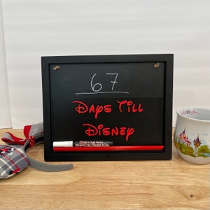Countdown to Disney Sign | Chalkboard Sign | Fun Disney Parks Sign