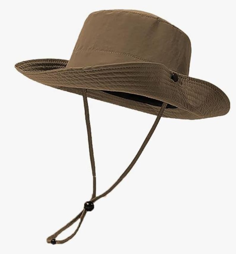 Kids Mickey Ears Bucket Hat | Adjustable Disney Hat Jungle Brown
