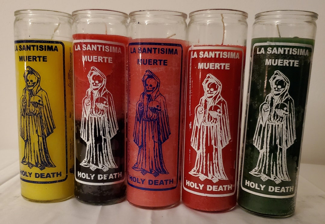 Santa Muerte Candles Etsy