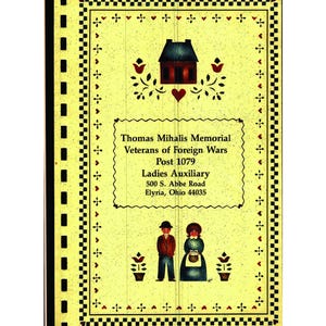 Veterans of Foreign Wars Post 1079 Cookbook-  Digital Download, Vintage Community Cookbook from Elyria, OH 1996.