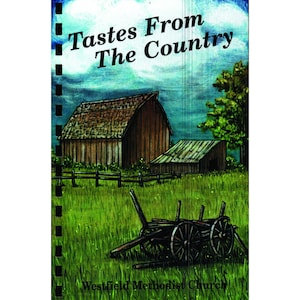 Tastes From The Country Cookbook - Digital Download, Vintage Community Cookbook from  Westfield, PA 1999