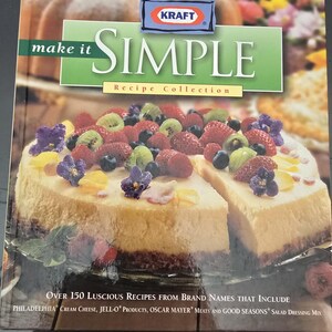 Vintage Kraft Made It Simple Recipe Collection 1999