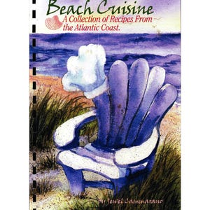 Beach Cuisine - A Collection of Recipes From the Atlantic Coast Cookbook - Digital Download, Vintage Community Cookbook 2000
