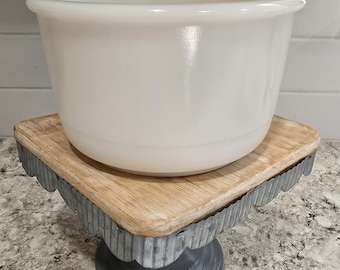 Replacement 6 1/2"  Milk Glass Mixing Bowl for Stand Mixer, Vintage Stand Mixer Mixing Bowl, Vintage Milk Glass Bowl