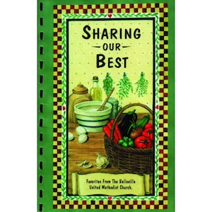 Sharing Our Best Cookbook - Digital Download, Vintage Community Cookbook from Belleville, NY 2001