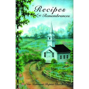 Recipes & Remembrances - Digital Download, Vintage Community Cookbook from Lexington, NC 1998