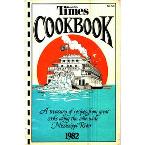 Quad-City Times Cookbook - Digital Download, Vintage Community Cookbook from Davenport, IA 1982