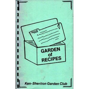 Garden of Recipes Cookbook- Digital Download, Vintage Community Cookbook Tonawanda, NY 1988