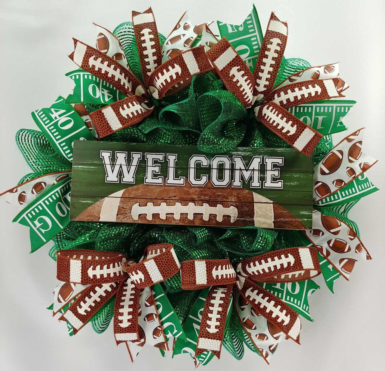 Football Wreath Kit DIY Wreath Kit Wreath Kit to Etsy