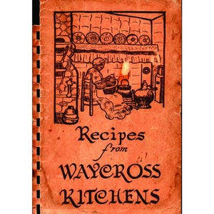 Recipes From Waycross Kithens - Digital Download, Vintage Community Cookbook from Waycross, GA