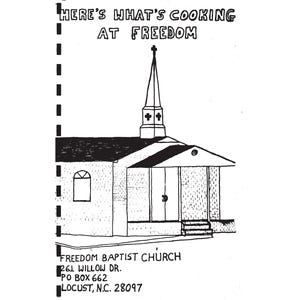 Here&#39;s What&#39;s Cooking at Freedom- Digital Download - Vintage Cookbook Freedom Baptist Church, Locust, NC 1982