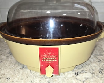 Vtg The All American Crockery Casserole Model #732, Vintage Crockery, Vintage Crock Pot