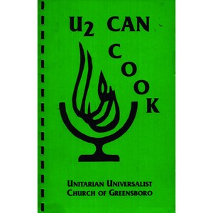 U2 Can Cook - Digital Download - Vintage Cookbook from Greensboro, NC 1996