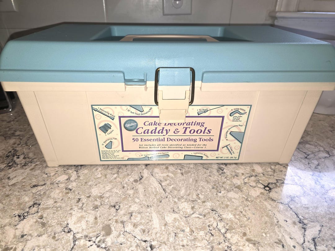 Wilton Cake Decorating Caddy, Cake Decorating Storage Box - Etsy