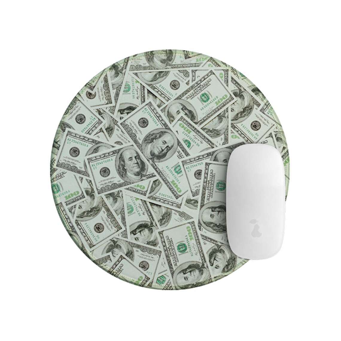 Round Dollar Mouse Pad Rubber Gaming Mouse Pad Personalized Etsy
