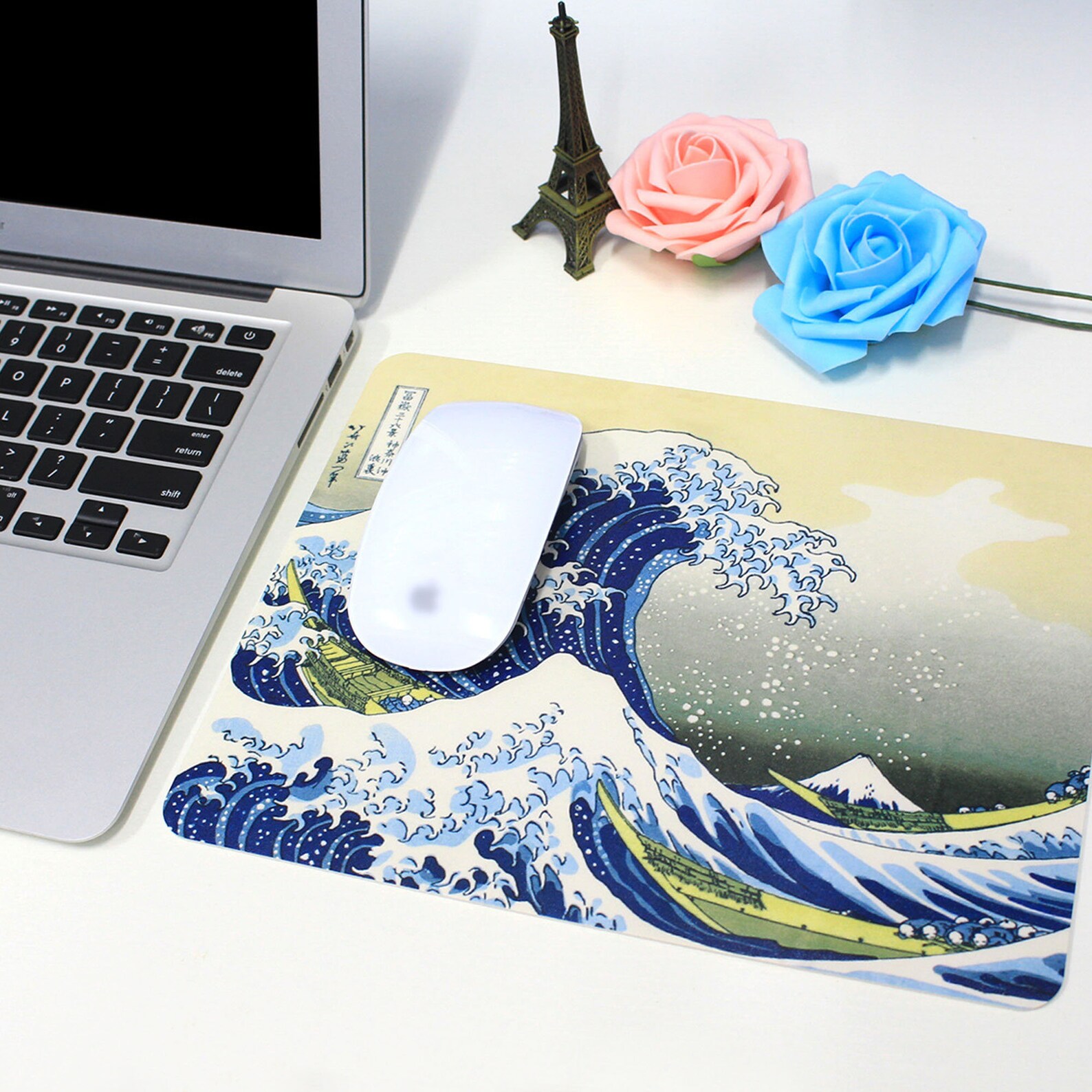 Surf Mouse Pad Gaming Mousepad with PU Leather Surf Ocean Etsy