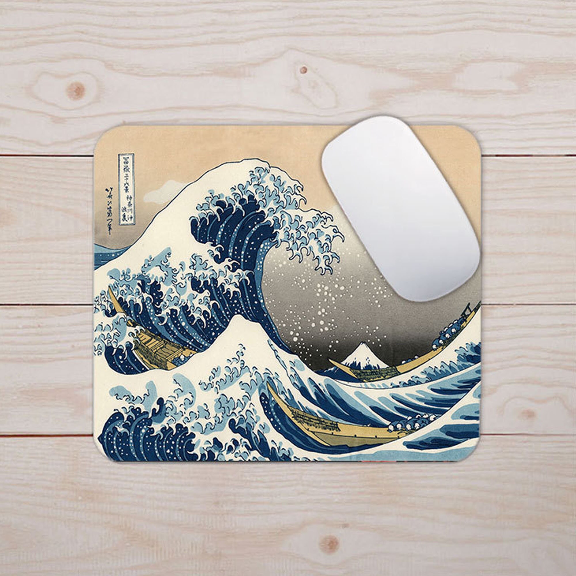 Surf Mouse Pad Gaming Mousepad with PU Leather Surf Ocean Etsy