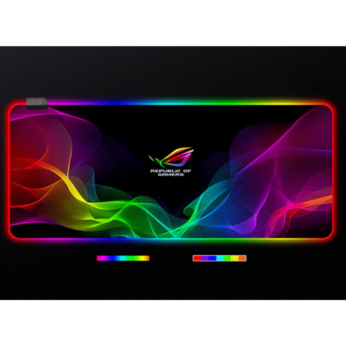 RGB Gaming Led Mouse Pad con 14 modos de iluminación RGB Etsy
