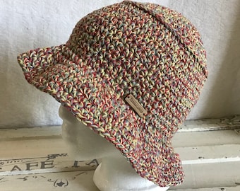 Crochet Bucket Hat, Cotton Hat, Crochet Sun Hat, Summer Hat, Floppy Hat, Hippie Hat, Sun Hat, whimsy