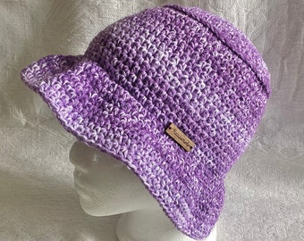 Crochet Cotton Bucket Hat, Summer Hat, Floppy Hat, Hippie Hat, Sun Hat, Cottage Core