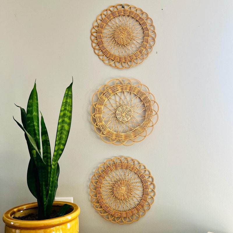 Wicker Wall Decor - Etsy