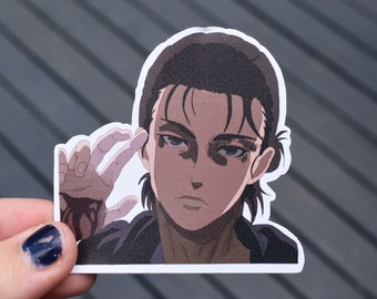 Eren Yeager Custom Sticker Decal Vinyl manga laptop Details about / Attack on Titan Anime