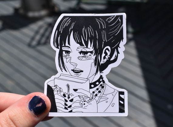 Goth Mikasa Sticker Manga Sticker Attack On Titan Aot Etsy Ireland
