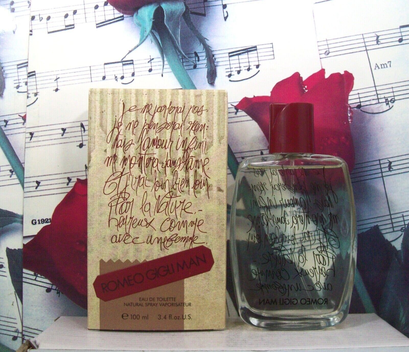 Romeo Gigli Man EDT Spray 3.4 FL. OZ. New With Box. Vintage Very