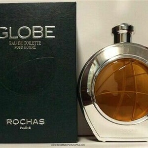 Globe Pour Homme by Rochas for Men 3.4 fl.oz /100 ml Eau De Toilette Spray. VINTAGE, Discontinued, Rare, New in Box 100% Authentic.