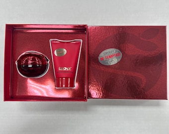 DKNY Be Tempted 1.7 Oz EDP Spray + 3.4 loción corporal Set de regalo de perfume para mujeres muy difícil de encontrar