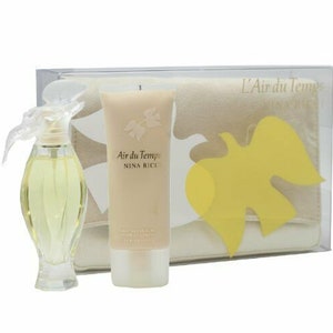 L&#39;air du Temps by Nina Ricci for Women 3 Piece Set: 3.3 oz Eau de Toilette Spray + 3.3 oz Soft Body Lotion + Pouch