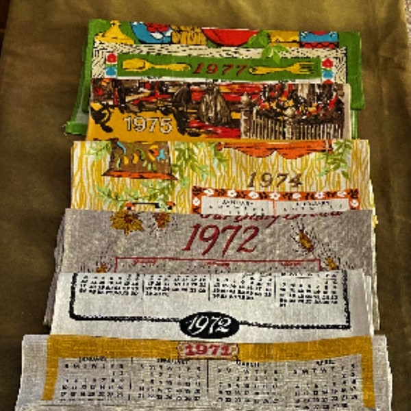 Vintage Tea Towels Etsy