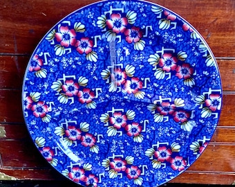 Rare John Steventon & Sons Luxor Divided 10" Plate Made in England