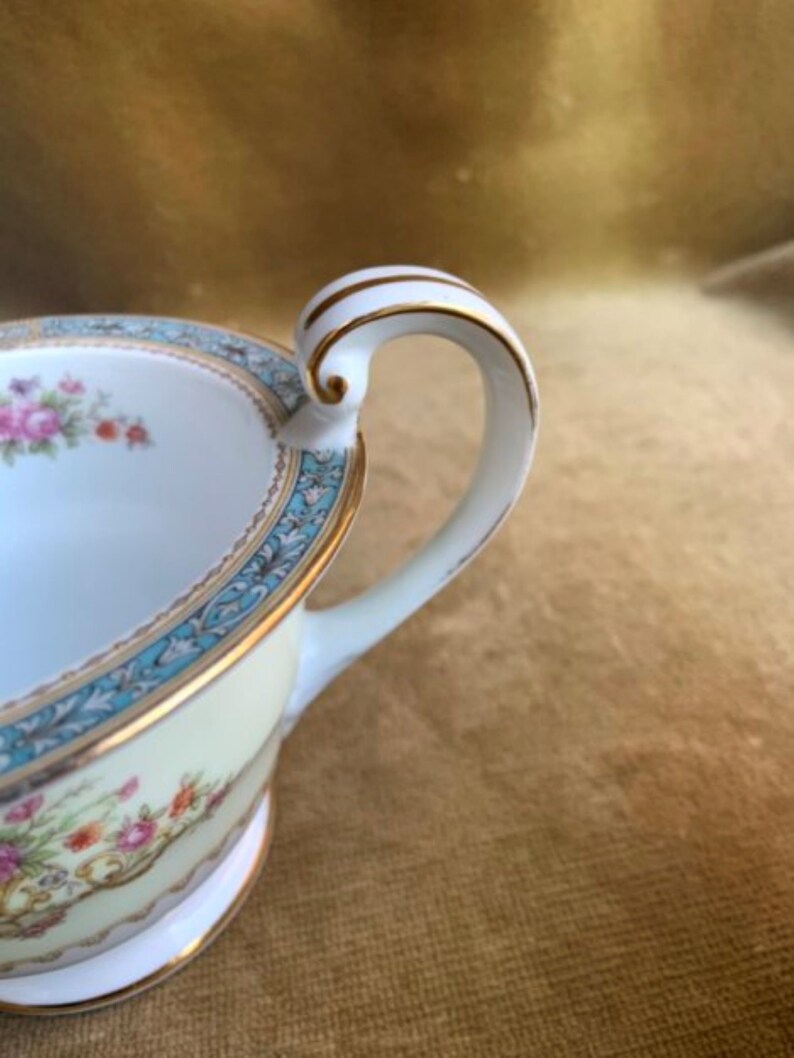 Vintage Noritake Creamer and Sugar Bowl Set Made in Occupied Etsy