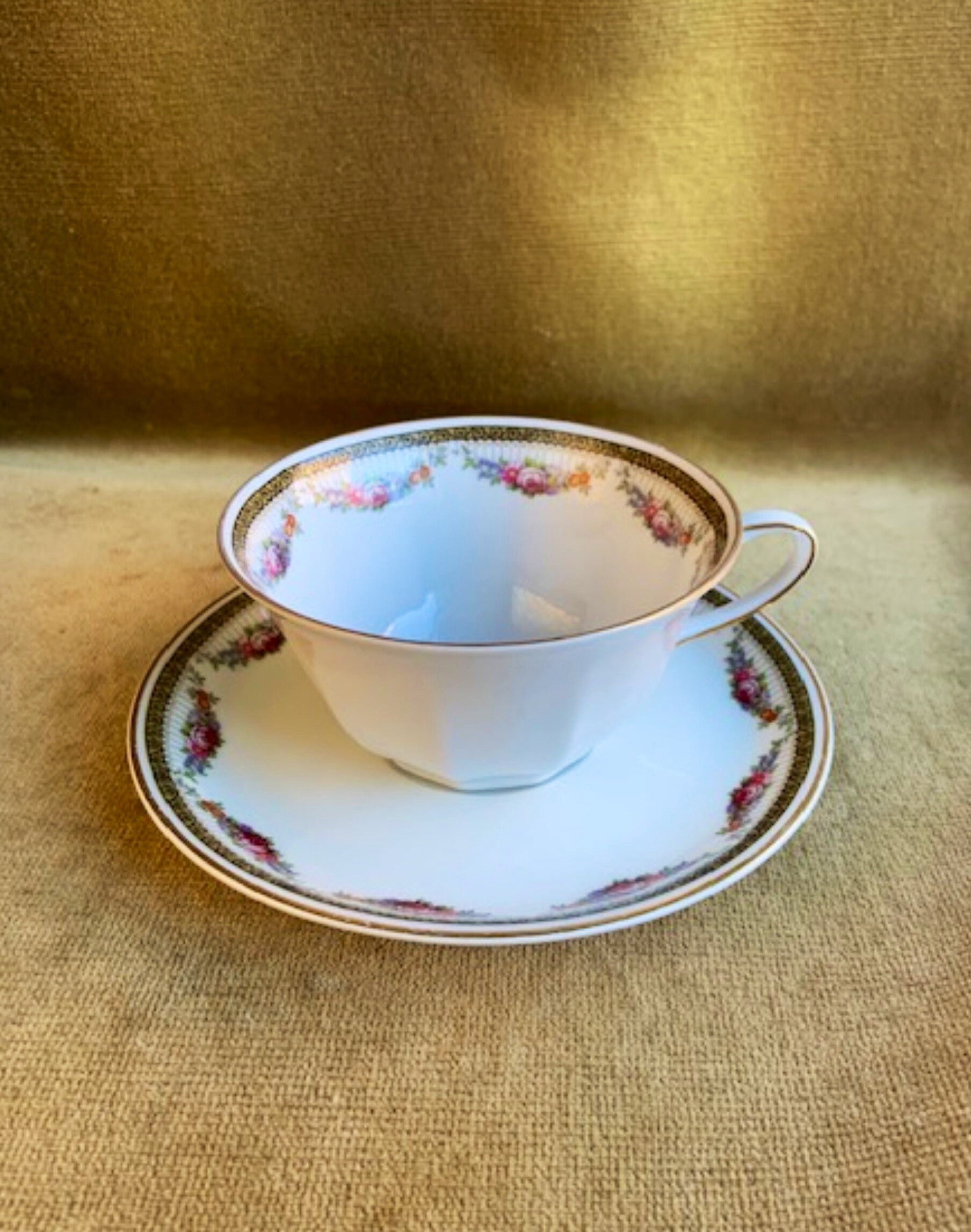 Vintage K&A Krautheim Selb Bavaria Teacup and Saucer Etsy