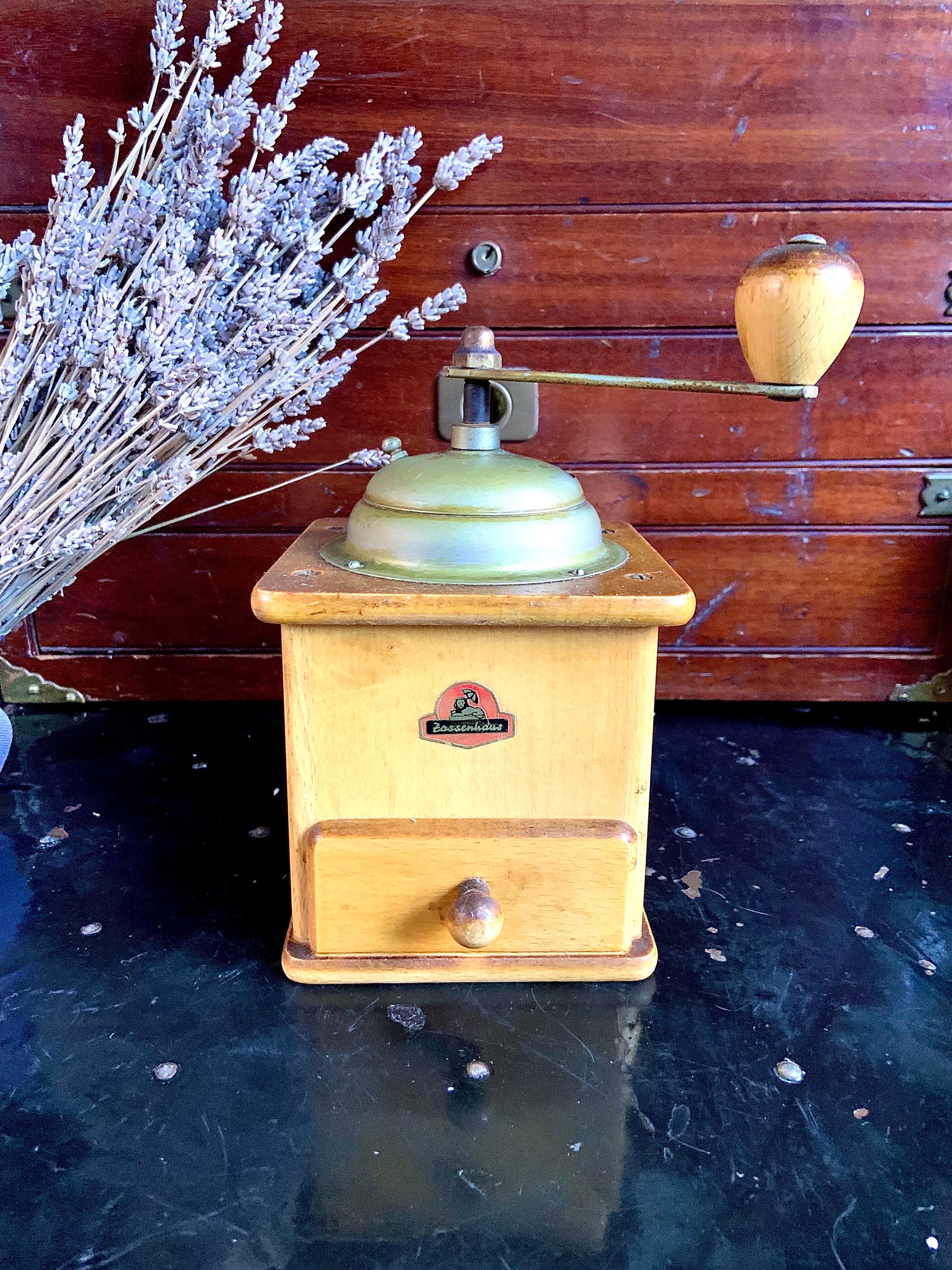 Vintage Wooden Zassenhaus Germany Coffee Grinder - Etsy