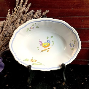 Vintage Longchamp Perouges 9.5” Oval Serving Dish